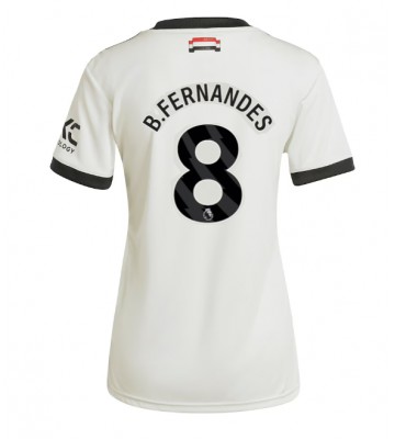 Manchester United Bruno Fernandes #8 Tredjetröja Dam 2024-25 Kortärmad